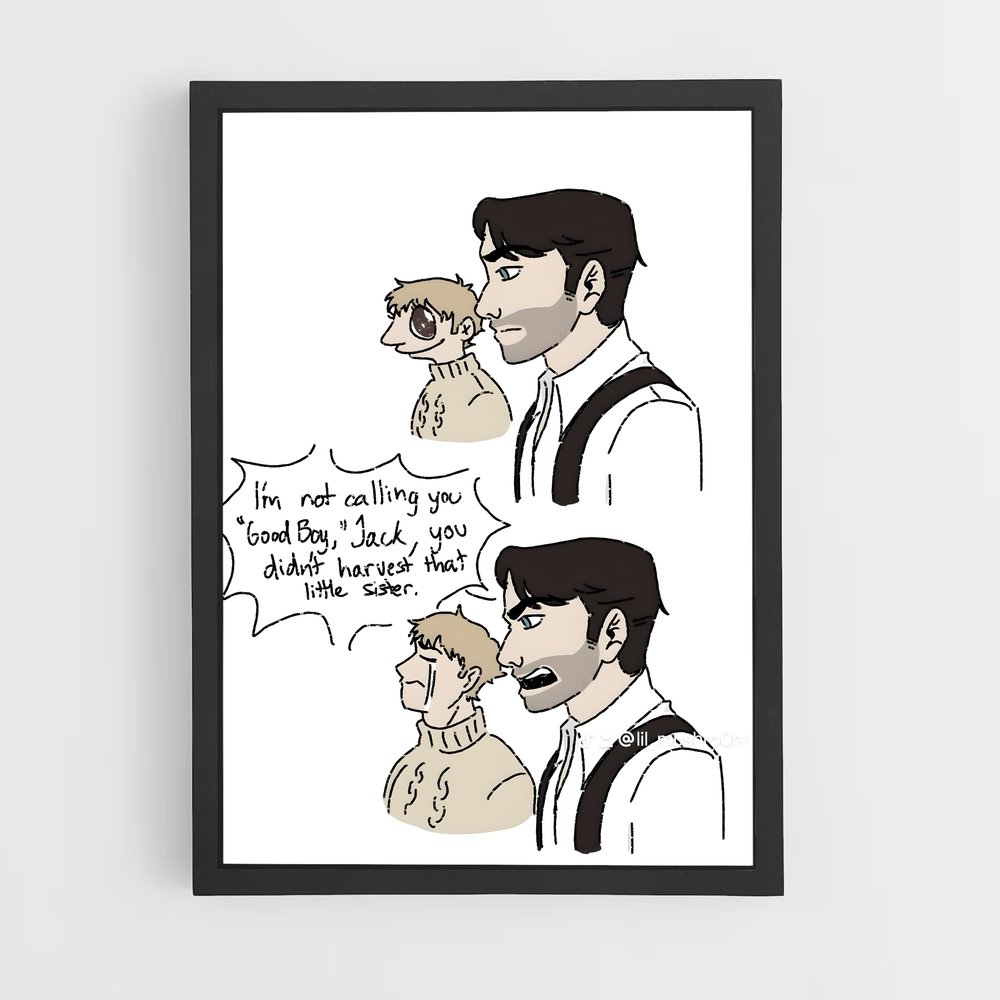 Poster Andrew et son Chat – affiche Bioshock (vue 2)